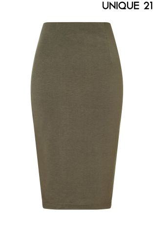 Unique 21 Cora High Waisted Pencil Skirt